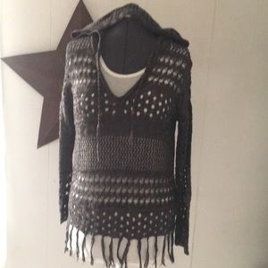 💐Vanity Open Weave Hooded Sweater/Top💐